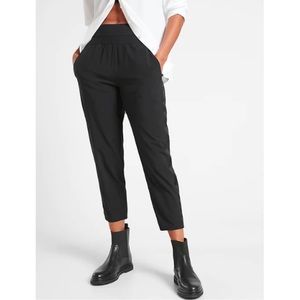 Athleta Nolita Slim Tapered Crop Pant Black